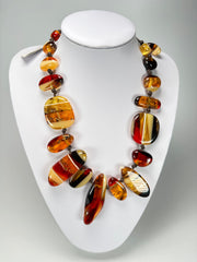 Sobral - Amber "Nida" Resin Necklace ( 005308 )