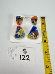 Sobral - Past Present "Duplo Sentido" Resin Earrings ( 003601 )
