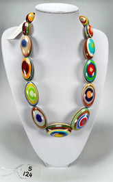 Sobral - Pop Art "Andy" Resin Necklace ( 005465 )