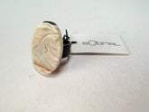 Sobral - Lágrima D'or "Pesponto" Resin Ring ( 004925 ) - Size UK S / US 9