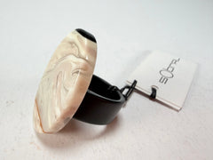 Sobral - Lágrima D'or "Pesponto" Resin Ring ( 004925 ) - Size UK S / US 9