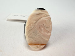 Sobral - Lágrima D'or "Pesponto" Resin Ring ( 004925 ) - Size UK S / US 9