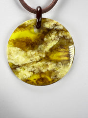 Sobral - "Terra" Disk Resin Necklace ( 005171 )