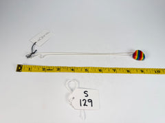 Sobral - Pop Pride "Heart" Resin AG Sliver Necklace ( 005314 )