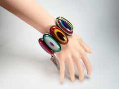 Sobral - Pop Art "Andy" Elasticated Resin Bracelet ( 005467 )