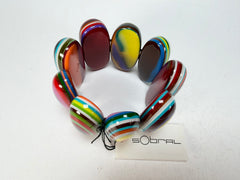 Sobral - Pop Art "Andy" Elasticated Resin Bracelet ( 005467 )