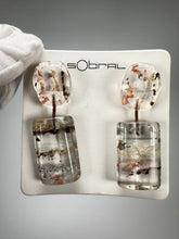 Sobral - Minas Gerais "Araxá" Resin Earrings ( 005407 )