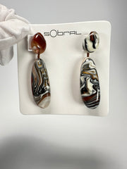 Sobral - Carmelo "Caillou" Resin Earrings ( 005427 )