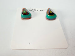 Sobral - Multi-Colour "Nina" K Resin Earrings ( 003610 )