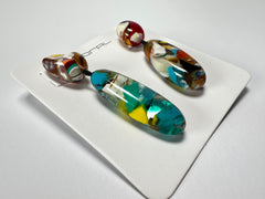 Sobral - Caillou Cristal "Caillou" Resin Earrings ( 005427 )