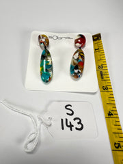 Sobral - Caillou Cristal "Caillou" Resin Earrings ( 005427 )