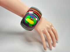 Sobral - Pop Art "PB 50" Solid Resin Bangle ( 000932 )
