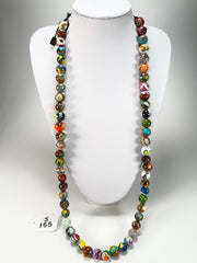 Sobral - Planets "Saturno" Pollock Resin Necklace ( 005451 )