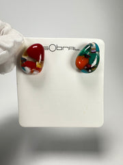 Sobral - Caillou Cristal "Nida" Resin Earrings ( 005306 )