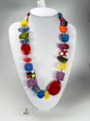 Sobral - Indiana "Mix Multicor" Resin Necklace ( 000033 )