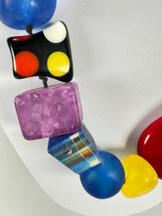 Sobral - Indiana "Mix Multicor" Resin Necklace ( 000033 )