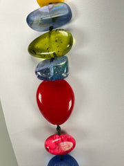 Sobral - Indiana "Mix Multicor" Resin Necklace ( 000033 )