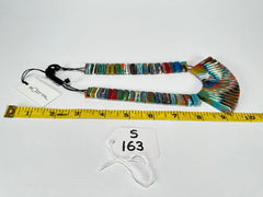 Sobral - Multi-Colour "Ticuna" Pollock Resin Necklace ( 004869 )
