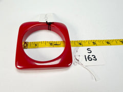 Sobral - Studio "Stacker " 3 Red Resin Solid Bangle Set ( 005161 )