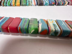 Sobral - Multi-Colour "Ticuna" Pollock Resin Necklace ( 004869 )