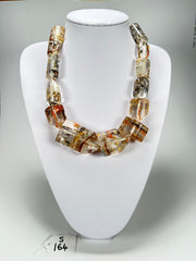 Sobral - Minas Gerais "Betim" Resin Necklace ( 005403 )