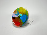 Sobral - Multi-Colour "Munique" K.Polido Resin Ring ( 005145 ) - Size UK N / US 6.5