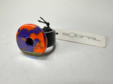 Sobral - Multi-Colour "Pi Pitágoras" Pollock Resin Ring ( 005256 ) - Size UK R / US 8