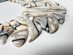 Sobral - Lágrima D'or "Profundo" Resin Necklace ( 005100 )