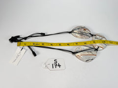 Sobral - Lagrima D'or "Ebony Efeitos" Resin Necklace ( 004334 )