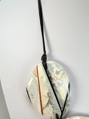 Sobral - Lagrima D'or "Ebony Efeitos" Resin Necklace ( 004334 )