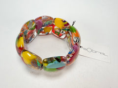 Sobral - Past Present "Copacabana" Elasticated Resin Bracelet ( 003275 )