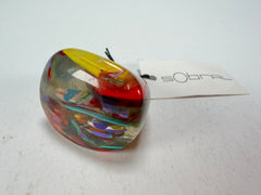 Sobral - Baru "Mares" Resin Ring ( 005417 ) - Size UK T / US 9.5