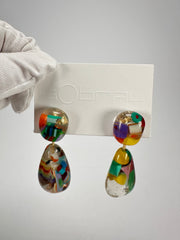 Sobral - Past Present "Recreio" Resin Earrings ( 005090 )
