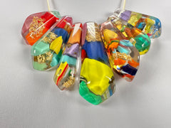 Sobral - Past Present "Acontecencias" Resin Necklace ( 004601 )