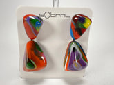 Sobral - Multi-Colour "Anton" Resin Earrings ( 003611 )