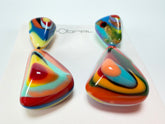 Sobral - Multi-Colour "Anton" Resin Earrings ( 003611 )