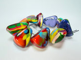 Sobral - Multi-Colour "Fuga" Diamante Elasticated Resin Bracelet ( 003619 )