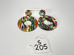 Sobral - Pop Art "Modernismo" Resin Earrings ( 004892 )