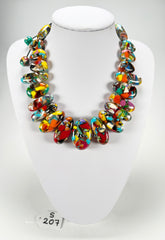 Sobral - Caillou Cristal "Monica" Resin Necklace ( 005412 )