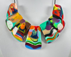 Sobral - Multi-Colour "Franz" Resin Necklace ( 003615 )