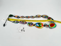 Sobral - Multi-Colour "Gaby" K.Polido Resin Necklace ( 004053 )