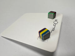 Sobral - Pop Art "Cubinho" Resin Earrings ( 000096 )