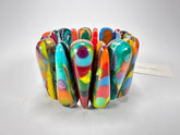 Sobral - Multi-Colour "Maria Efeitos" K.Polido Elasticated Resin Bracelet ( 004500 )