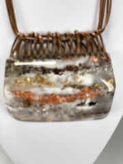 Sobral - Minas Gerais "Araxa" Resin Necklace ( 005404 )