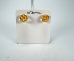 Sobral - Metalique "Eolia" Resin Earrings ( 002835 )