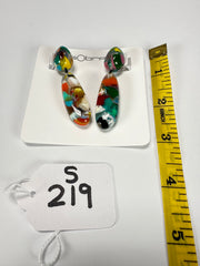 Sobral - Caillou Cristal "Caillou" Resin Earrings ( 005427 )