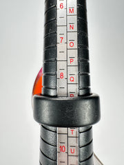 Sobral - Multi-Colour "K" Resin Ring ( 005146 ) - Size UK S / US 9