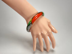 Sobral - Multi-Colour "PB14 Pollock" Resin Solid Bangle ( 001151 )