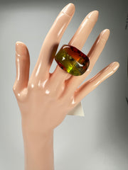 Sobral - Sobralita "Itaimbe" Resin Ring ( 005371 ) - Size UK Q / US 8