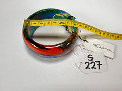 Sobral - Multi-Colour "PB34 Pollock" Resin Solid Bangle ( 002444 )
